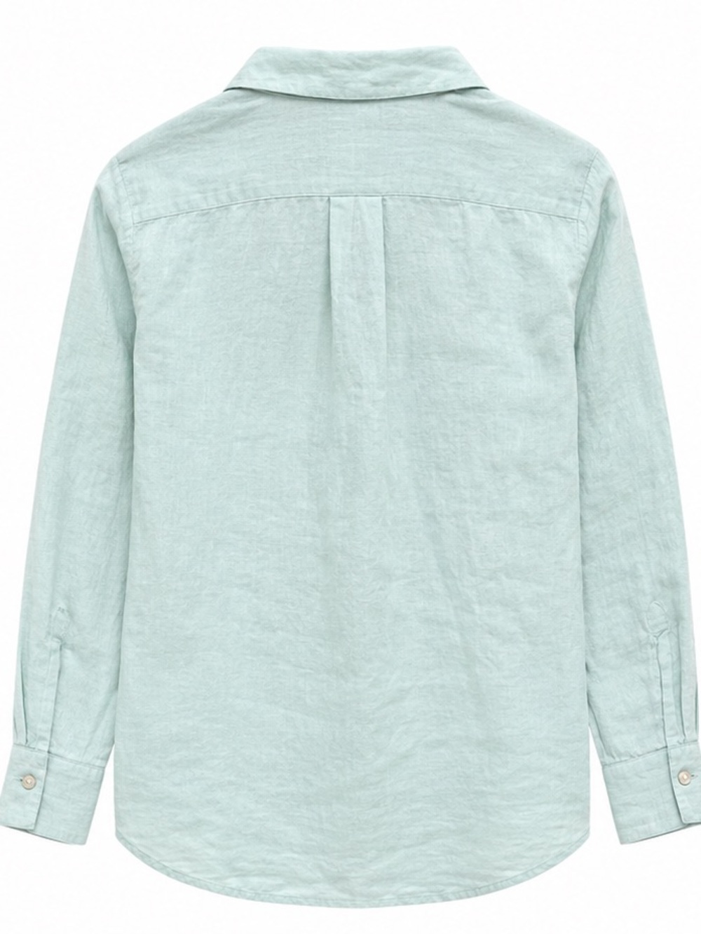 NWT Calypso St. Barth 100% Linen Tunic Top aqua Coastal Resort Shirt Medium - Picture 2 of 7